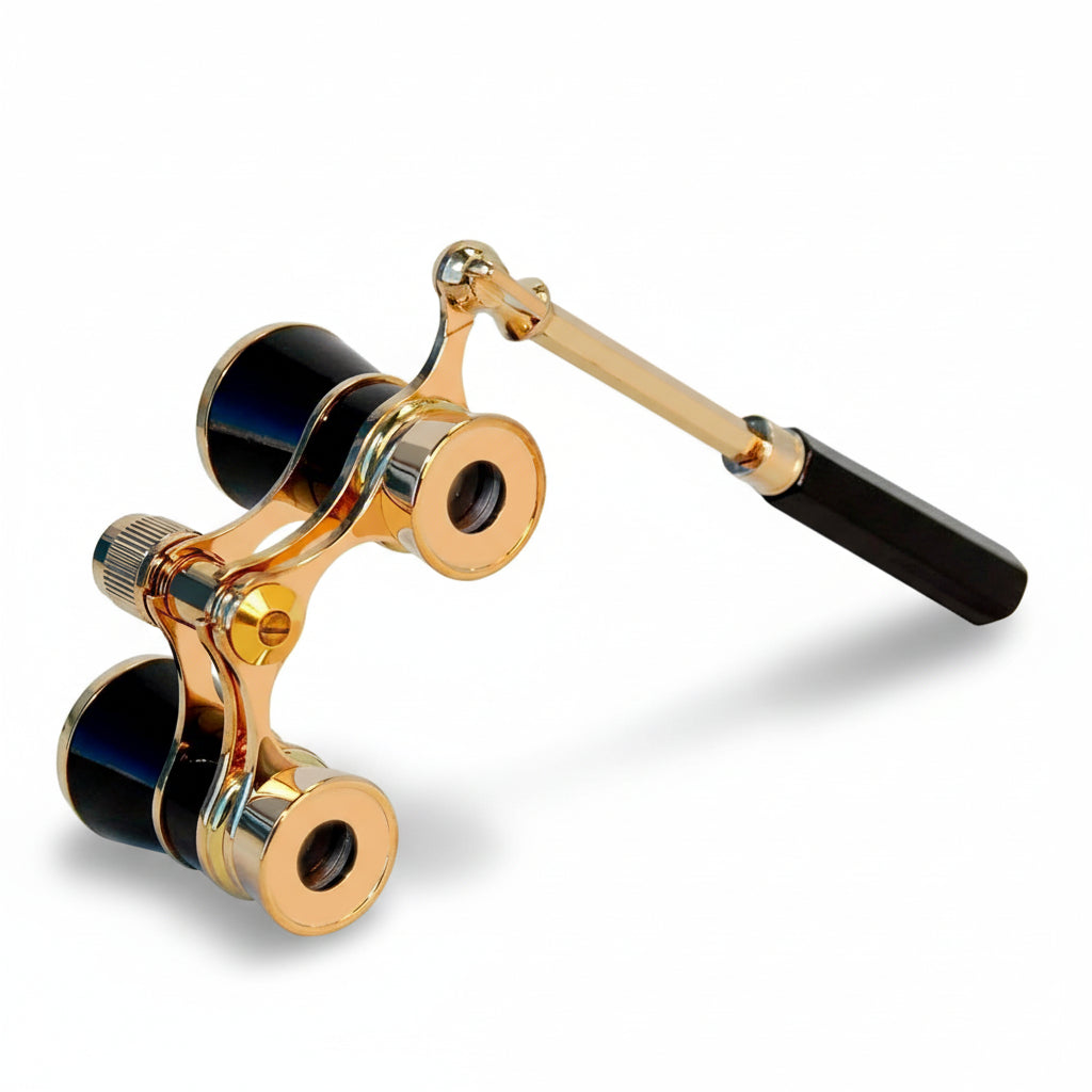3x Theatre Binoculars with Foldable Handle