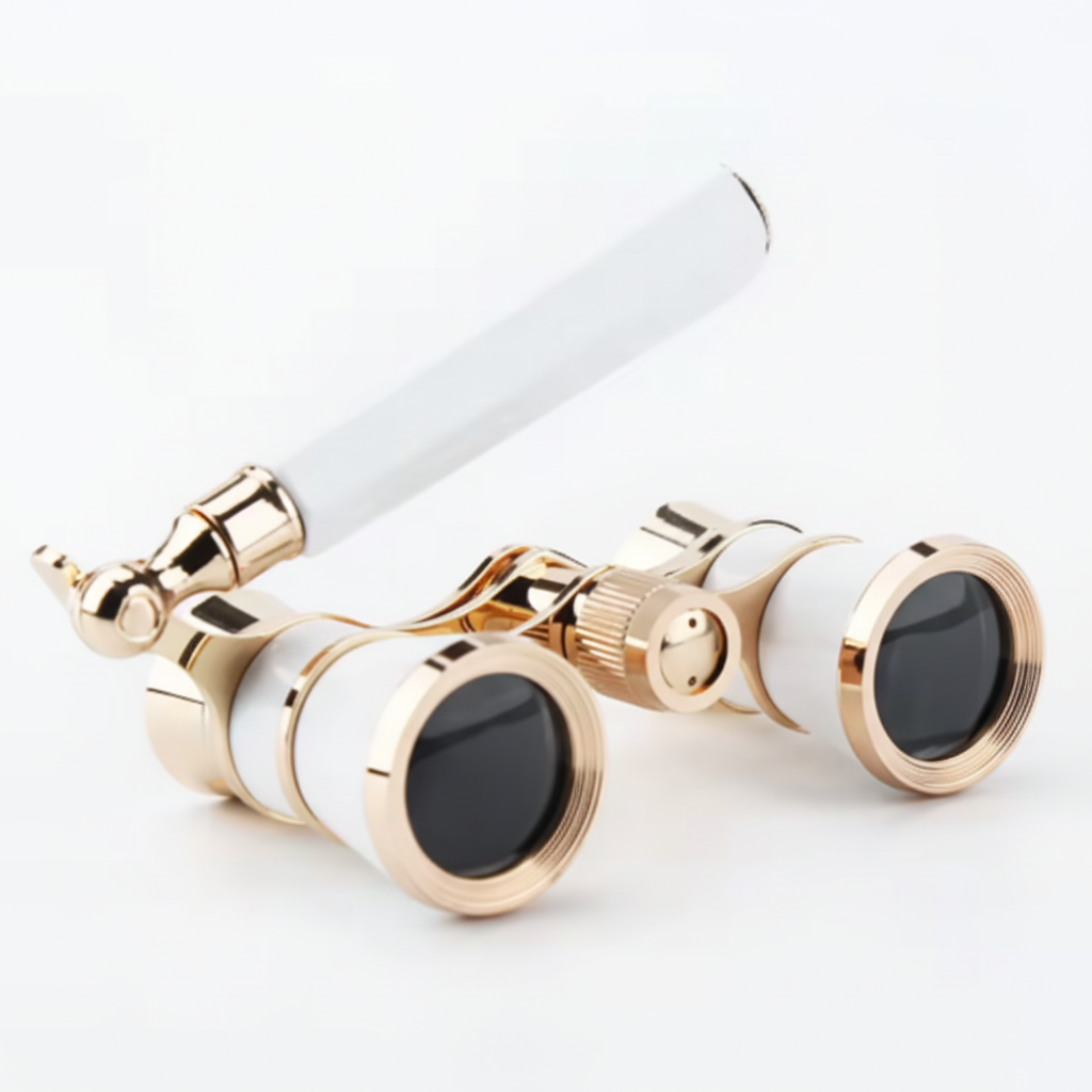3x Theatre Binoculars with Foldable Handle