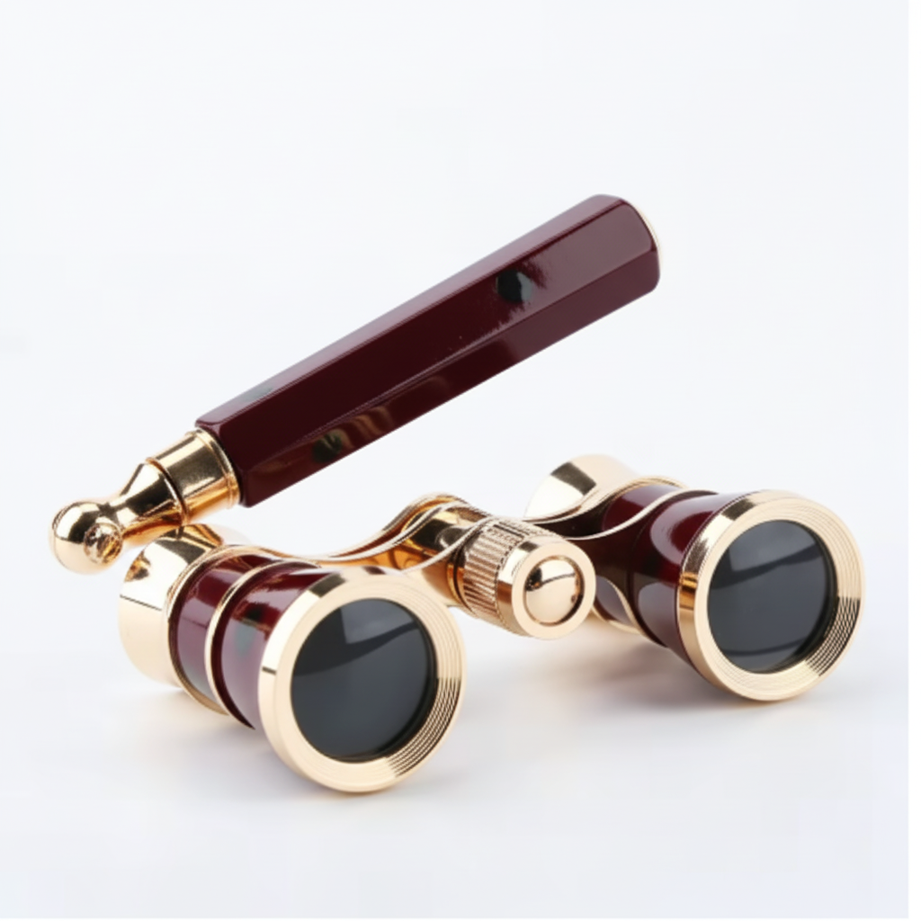 3x Theatre Binoculars with Foldable Handle
