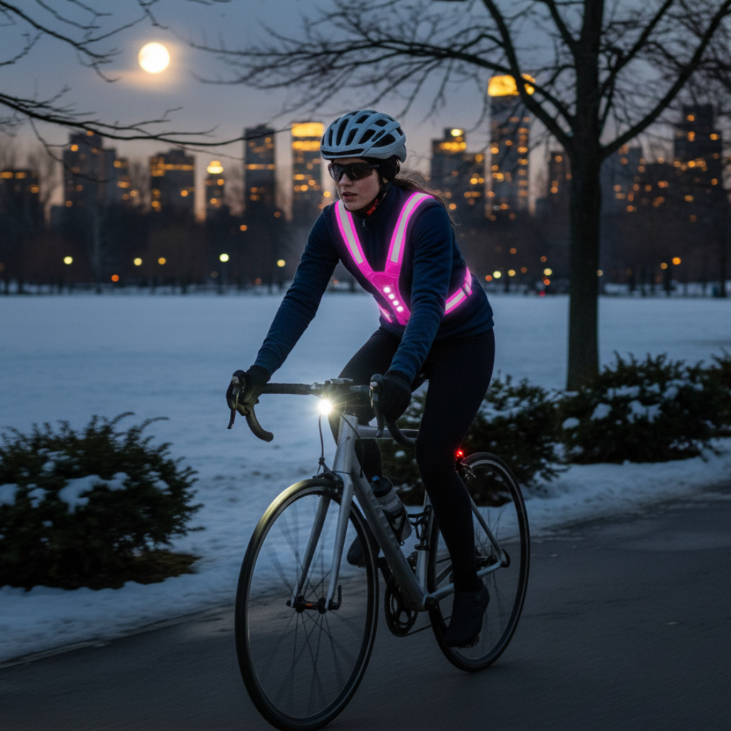 Armplex2 Gilet LED Ajustable 3 Modes Course de Nuit