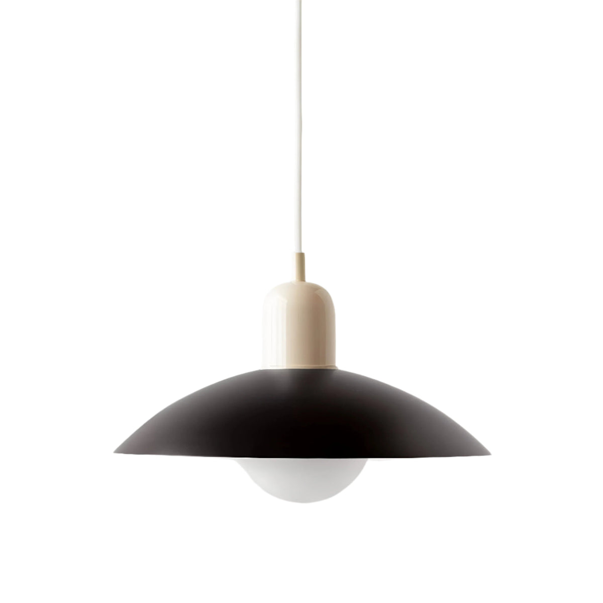 Suspension Bauhaus en fer, coloris macaron