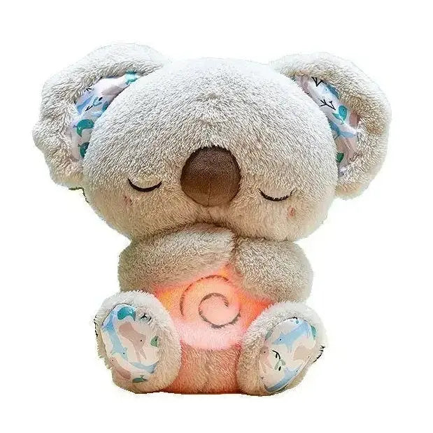 Koala en peluche musical qui respire, lumière douce
