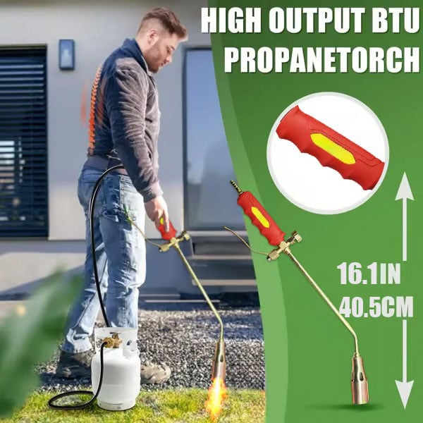 Brûleur à Mauvaises Herbes au Propane | Élimination Écologique et Efficace pour un Jardin Impeccable 1