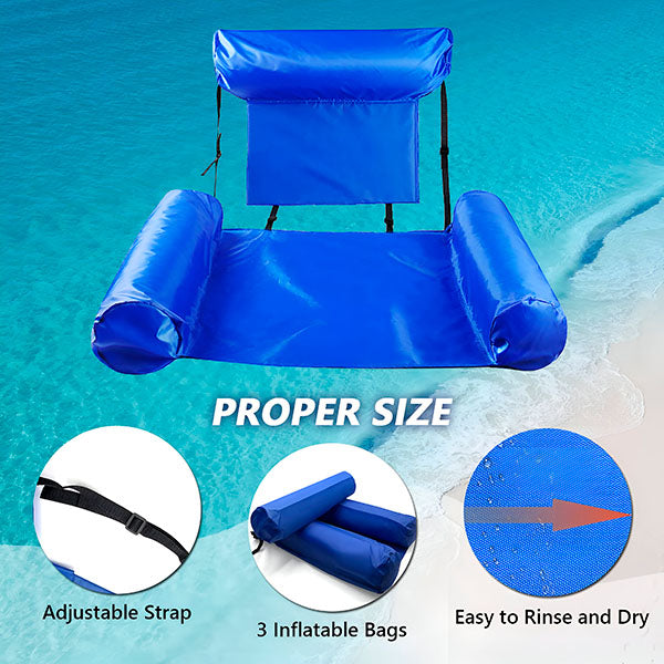 Chaise de Piscine avec Dossier Confort Maximal