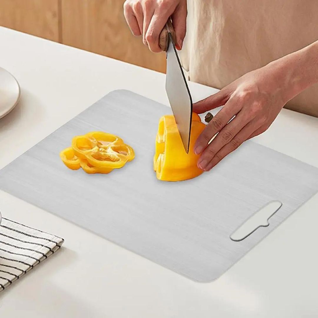 Titanium-Coated Cutting Board