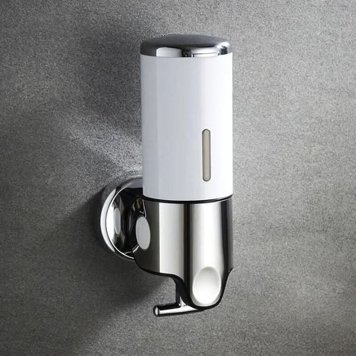 Distributeur de savon mural 500 ml, inox et ABS