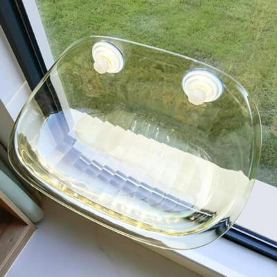 Clear Acrylic Cat Window Perch with Suction Cups