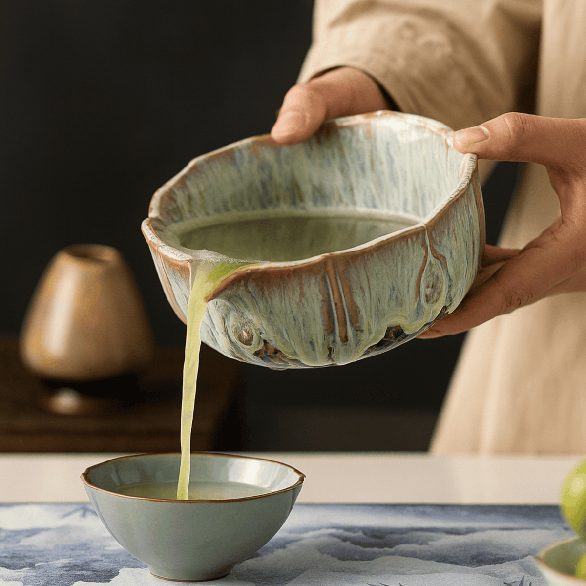 Matcha Preparation Set with Ceramic Bowl