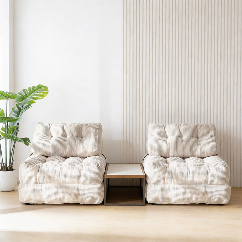 Chaise Longue Pliable Marlow en Tissu Premium | Design Élégant et Confort Optimal pour Espaces Modernes 6