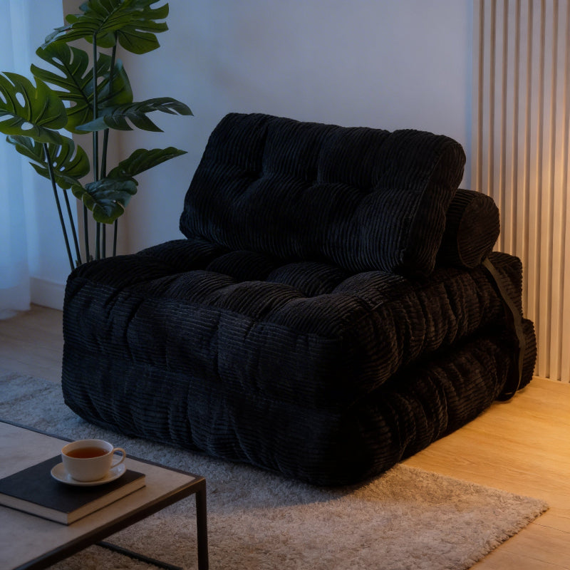 Chaise Longue Pliable Marlow en Tissu Premium | Design Élégant et Confort Optimal pour Espaces Modernes 7