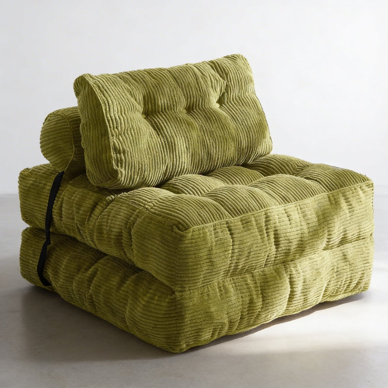 Chaise Longue Pliable Marlow en Tissu Premium | Design Élégant et Confort Optimal pour Espaces Modernes 9