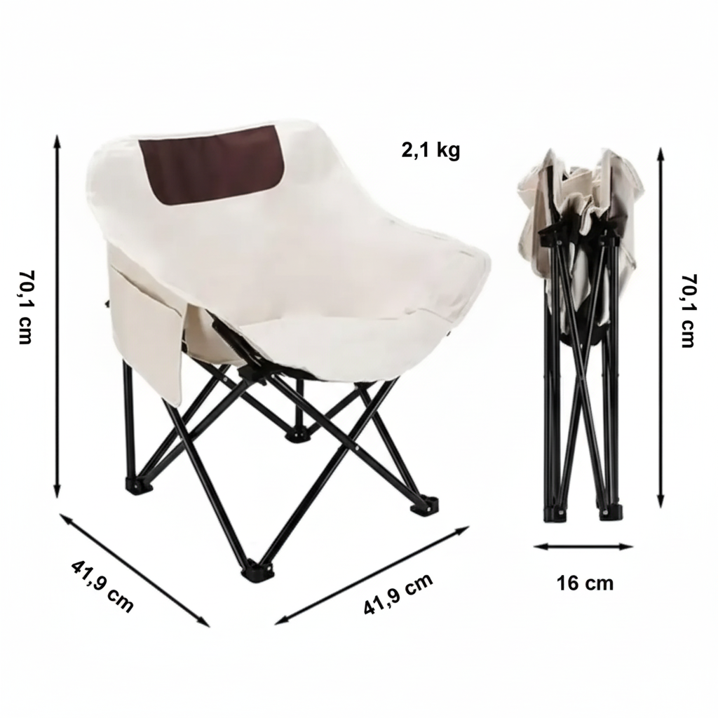 Chaise de Plage en Aluminium Élégante | Confort Optimal et Design Raffiné pour des Moments de Détente