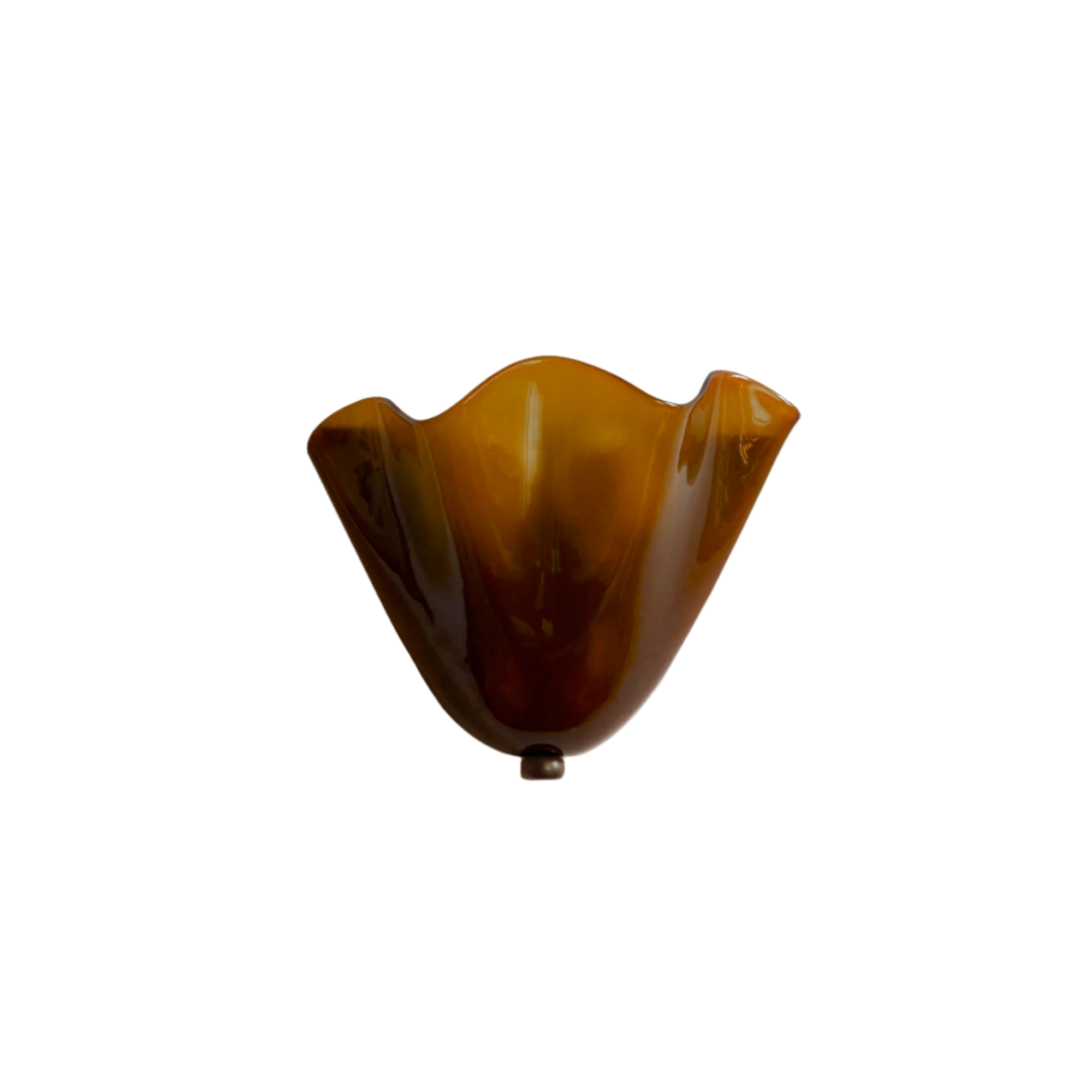 Coastal Glass Wall Sconce - Vintage Shell Design 5