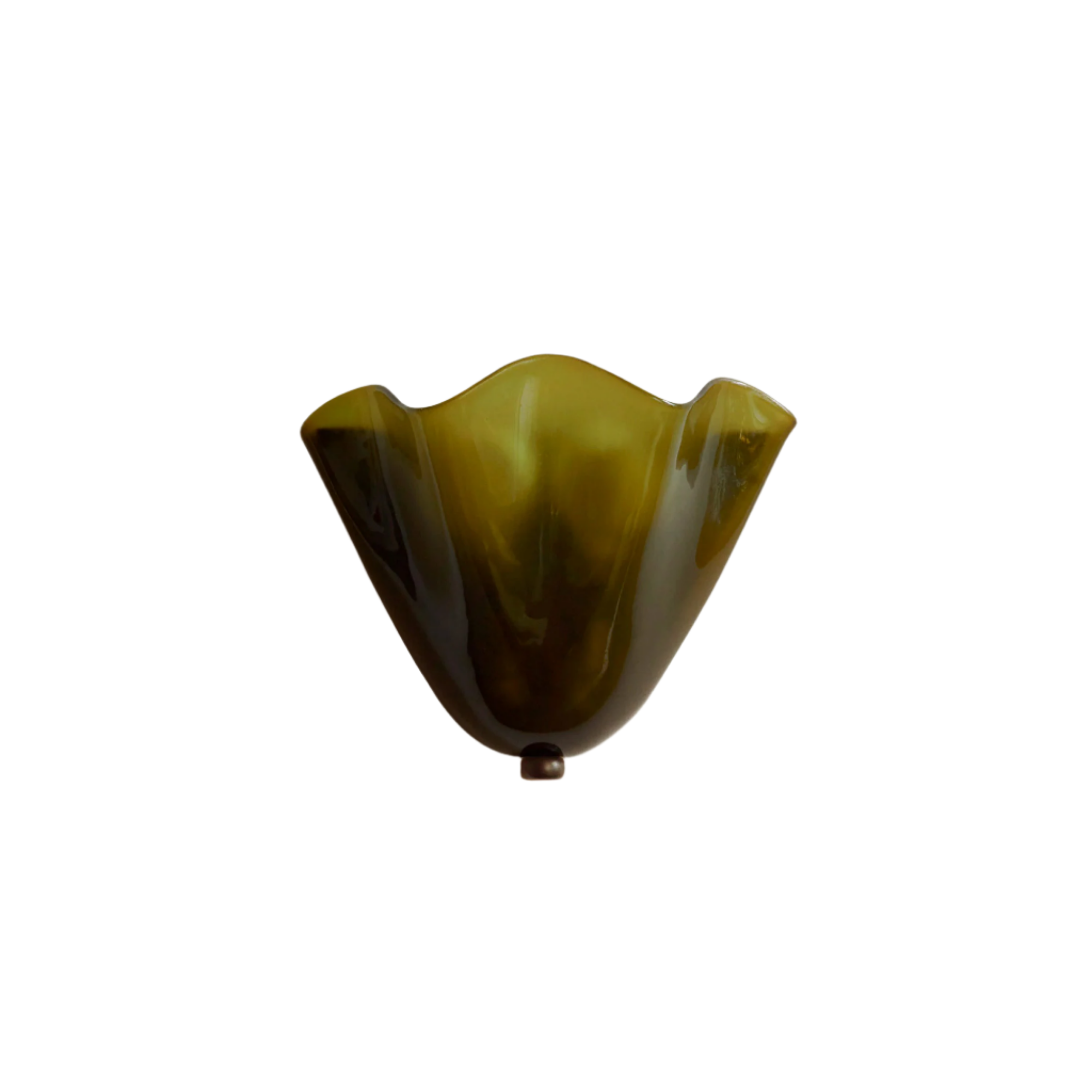 Coastal Glass Wall Sconce - Vintage Shell Design 7