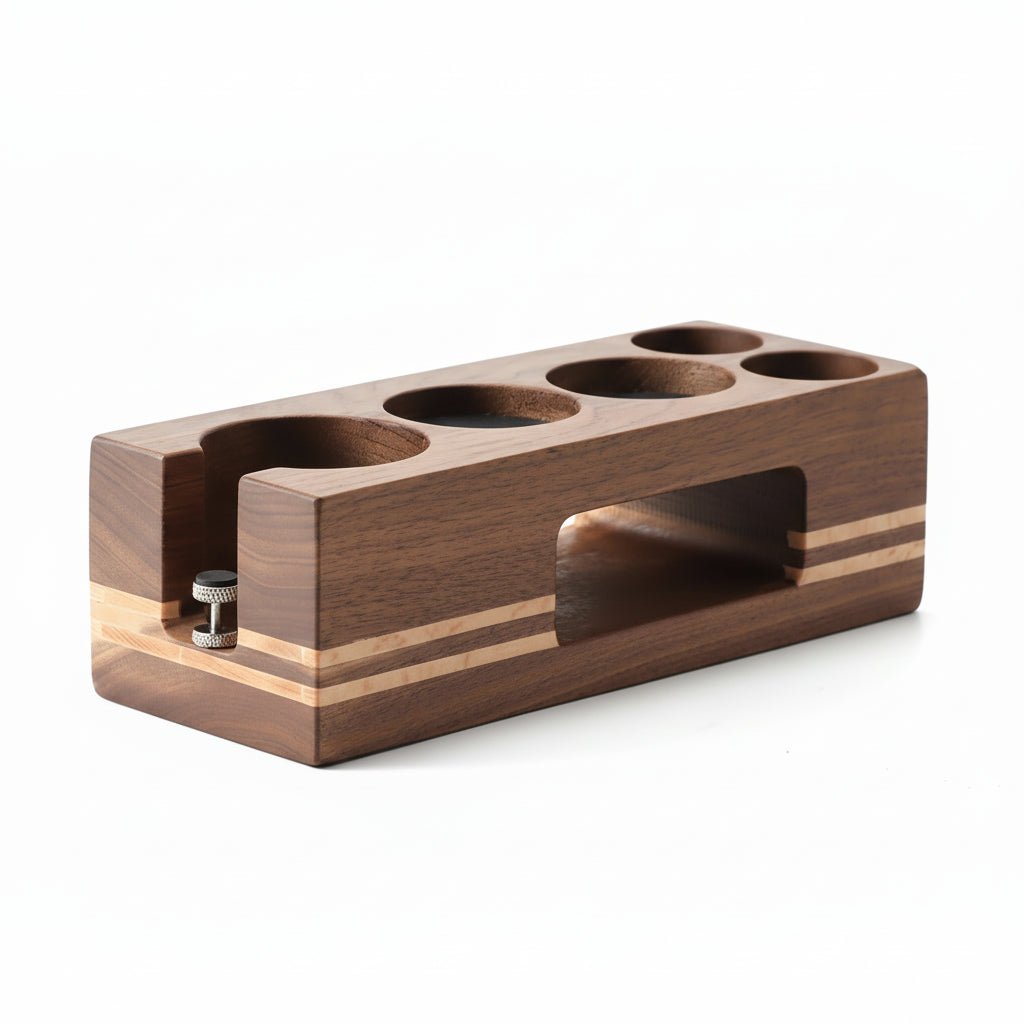 CoffeeCore | Support Doseur en Bois Élegant pour Accessoires Expresso | Organisation Chic pour un Coin Café Raffiné 7