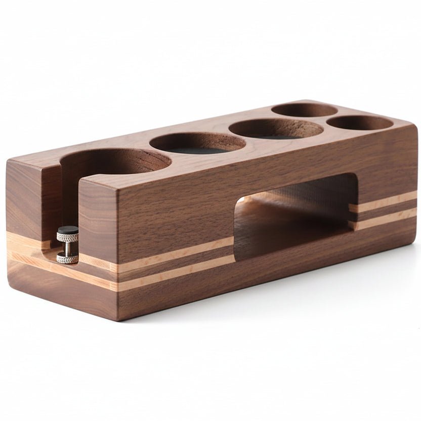 CoffeeCore | Support Doseur en Bois Élegant pour Accessoires Expresso | Organisation Chic pour un Coin Café Raffiné 8