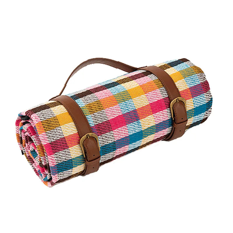 Couverture Pique-Nique Imperméable en Tissu à Carreaux | Confort Optimal et Design Élégant pour Vos Activités en Plein Air 2