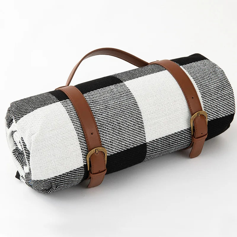 Couverture Pique-Nique Imperméable en Tissu à Carreaux | Confort Optimal et Design Élégant pour Vos Activités en Plein Air 4