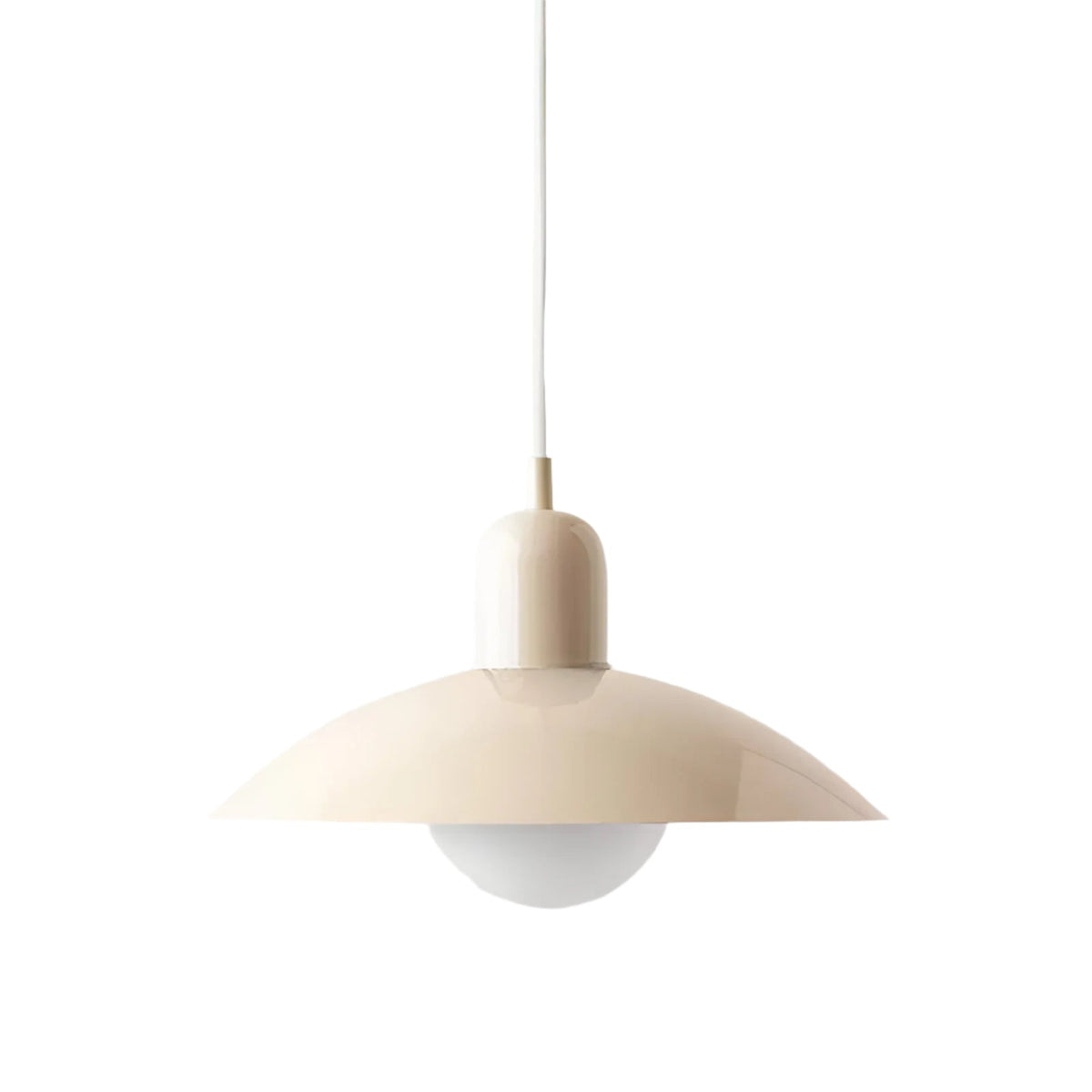 Suspension Bauhaus en fer, coloris macaron