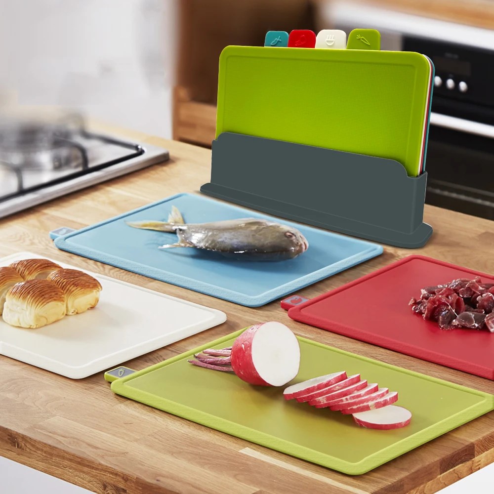 PrepTidy - Set de Planches à Découper avec Support