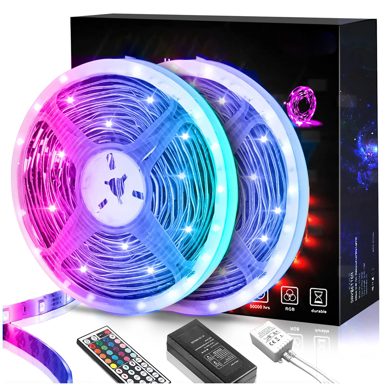 Ruban LED 10m Multicolore
