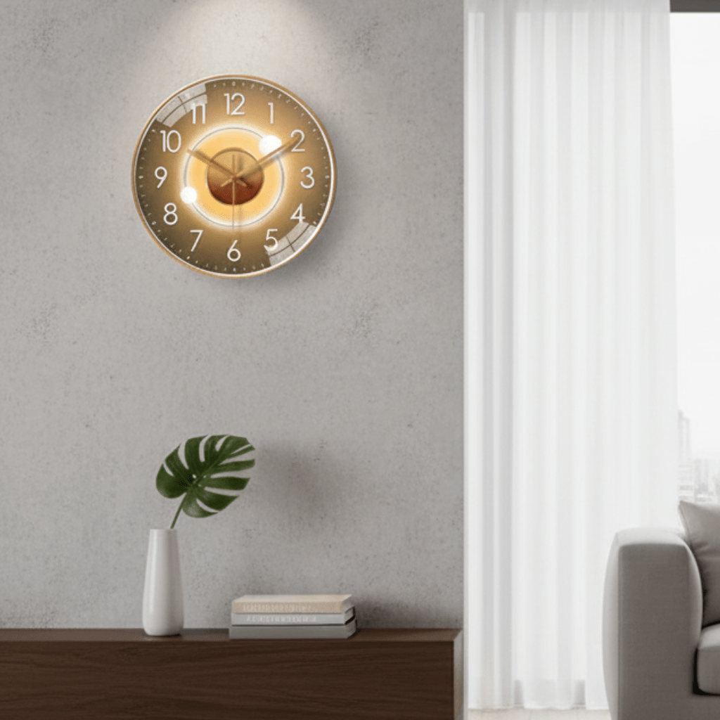 Silent Minimalist Wall Clock, 30 cm