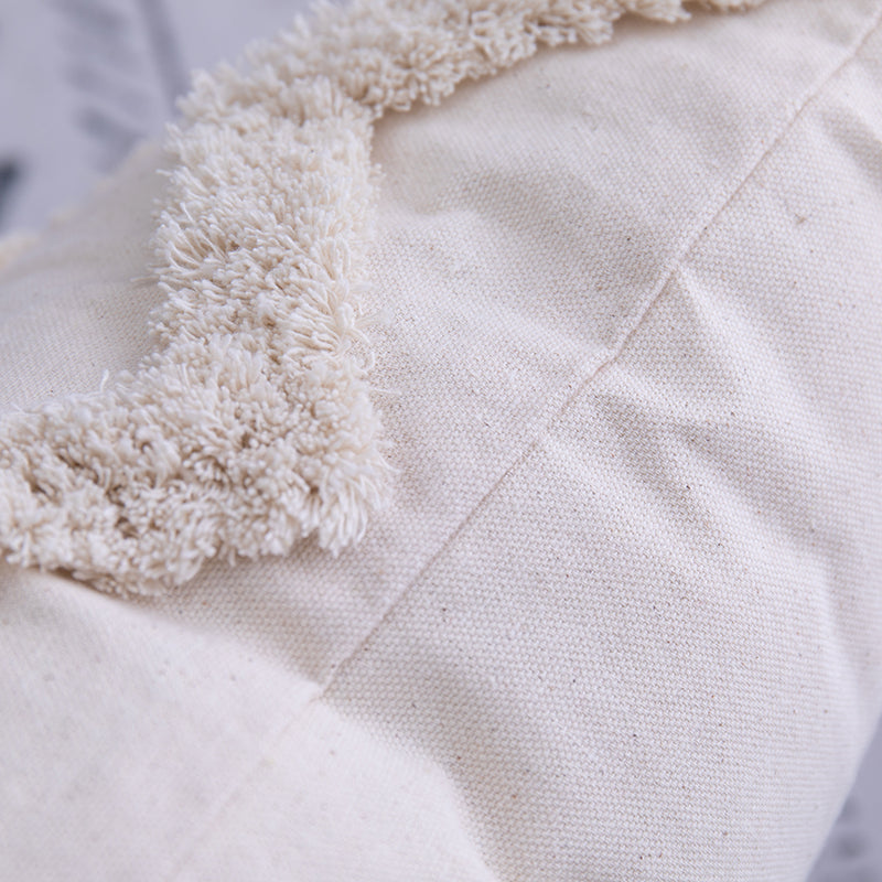 BohoVibes - Housses de Coussin Boho à Pompons