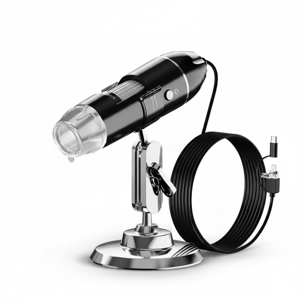 Microscope numérique USB 50x à 1600x avec support