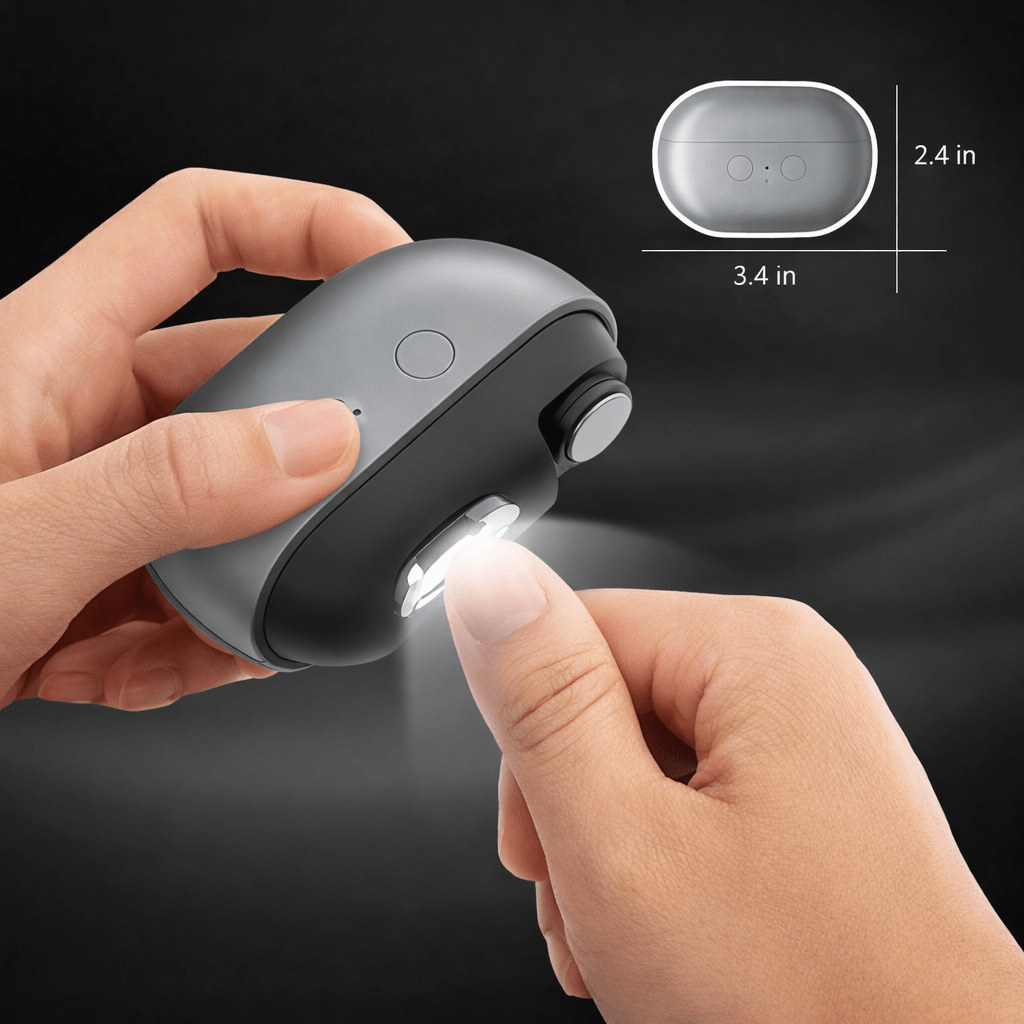 Heatpad Coupe-Ongles Ergonomique en Inox