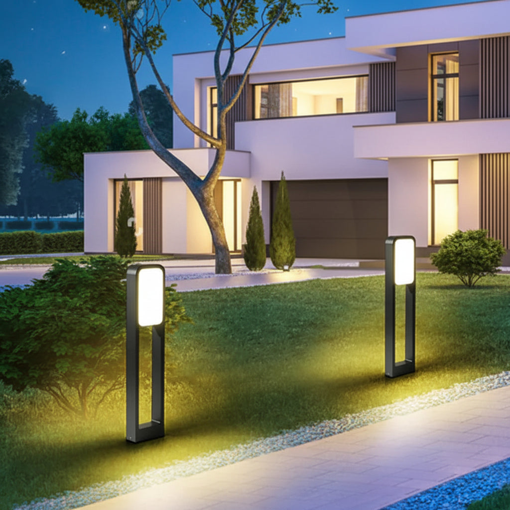 Éclairage Extérieur Solaire LumiNova | Design Élégant en Aluminium pour Illuminer Votre Jardin 0