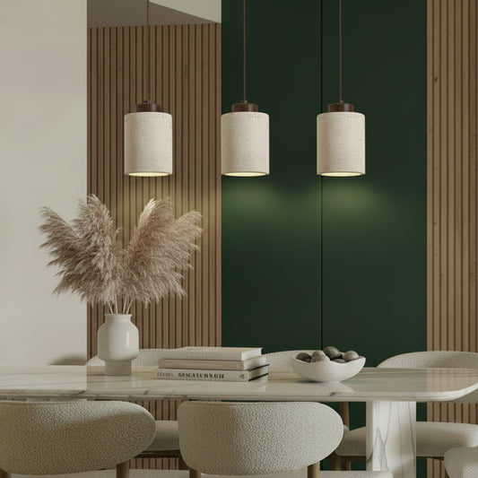 Éclairage Suspendu | Lampe de Chevet en Fil de Fer avec Design Wabi-Sabi | Élégante Suspension pour Ambiance Apaisante 1