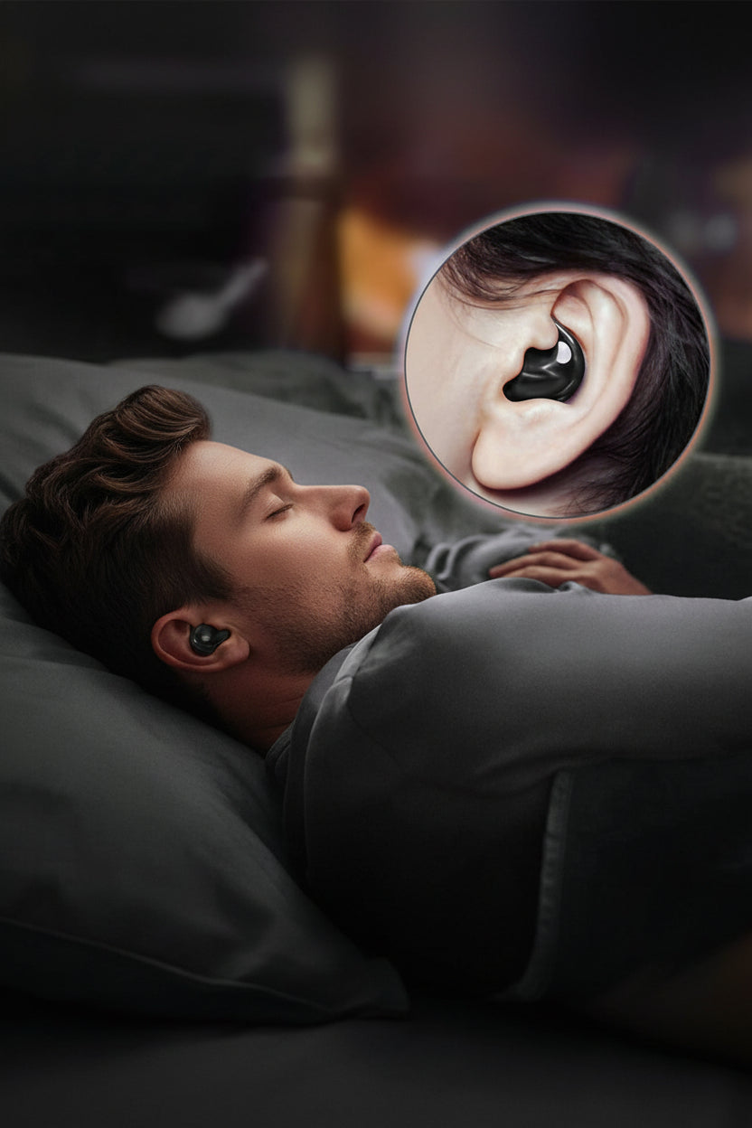 Écouteurs Bluetooth Invisibles IPX5 | Confort Optimal et Design Élégant pour un Sommeil Réparateur 1