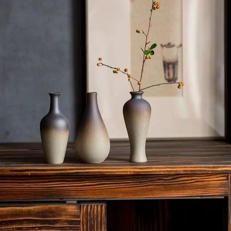 Vase Zen Accent Terres Chaudes – Céramique au Four