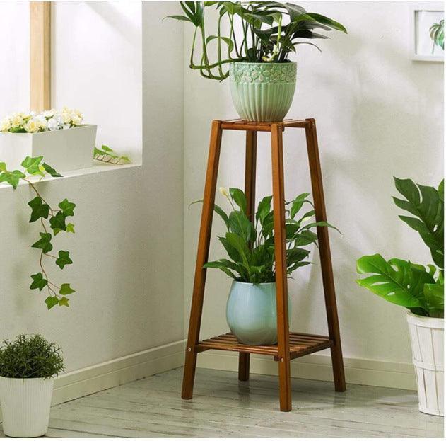 Étagère à Plantes en Bambou Artisanal