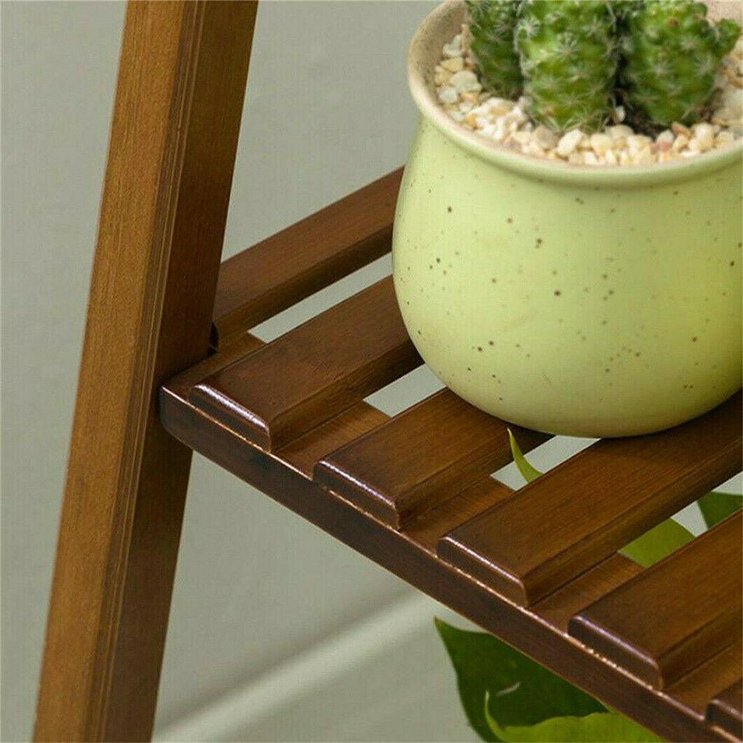 Étagère à Plantes en Bambou Artisanal