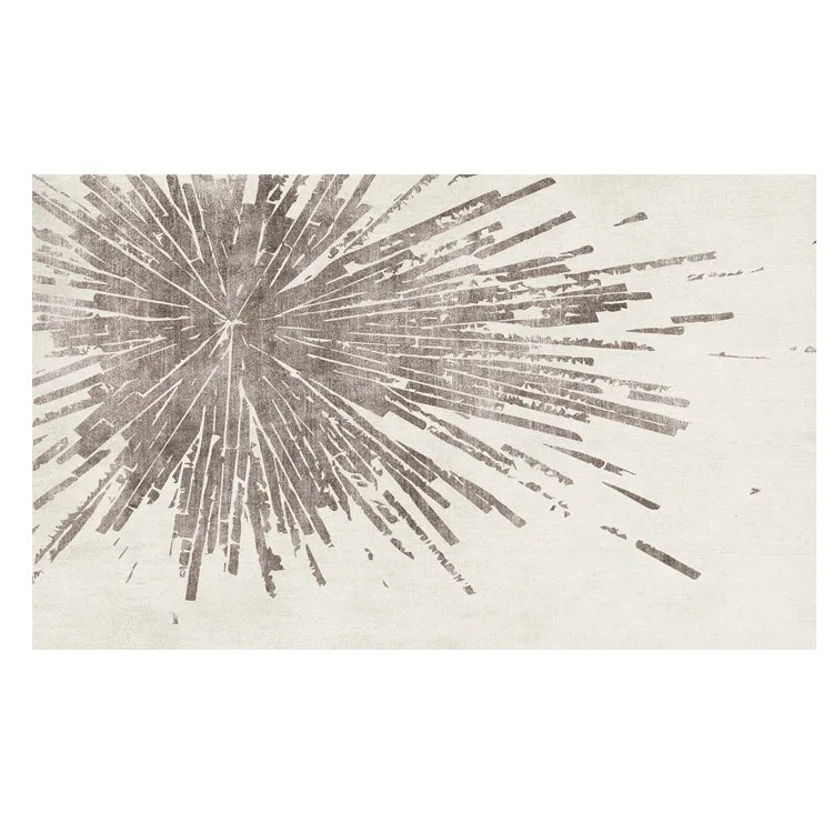 Tapis Salon Zen Texturé Neutre Style Contemporain