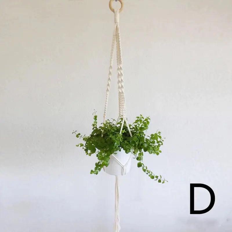 Suspension Macramé Plantes en Coton