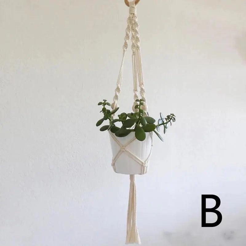 Suspension Macramé Plantes en Coton