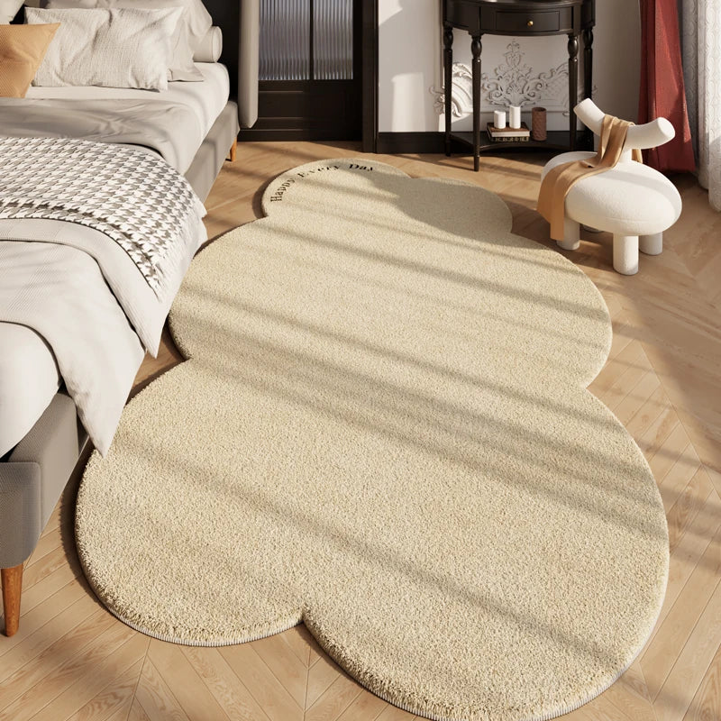 Tapis Décoratif Nordique Abstrait Forme Irrégulière