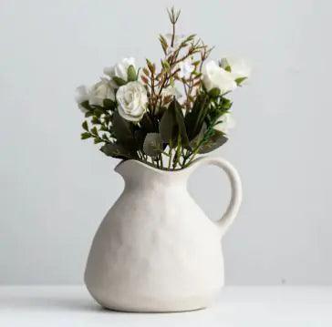 Pitcher Vessel – Artisanal Matte Ceramic Vase