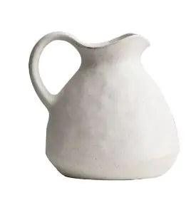 Pitcher Vessel – Artisanal Matte Ceramic Vase