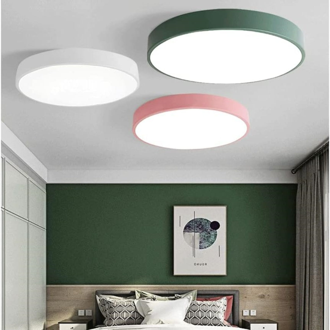 Plafonnier LED rond extra-plat, Ø 23 à 50 cm