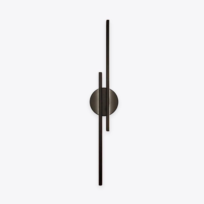 Applique murale LED design linéaire et disque