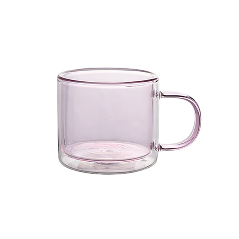 Tasse en verre résistant à la chaleur avec anse, 250 ml