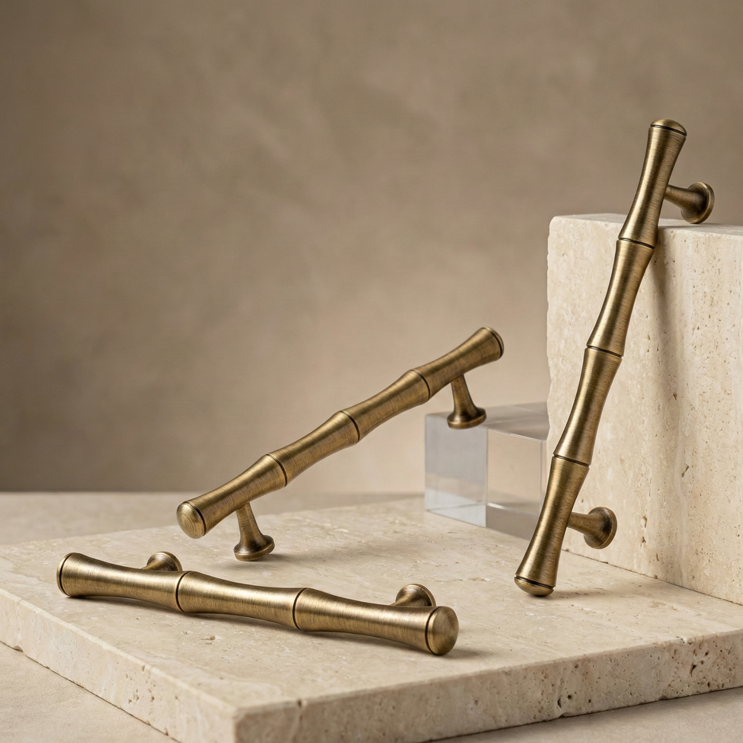 Erik Solid Brass Cabinet Handle