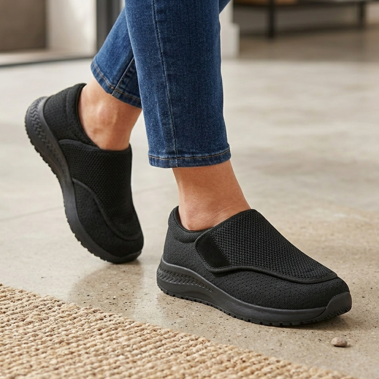 Extra-Wide Comfort Shoes - Shock-Absorbing Footwear for All-Day Support