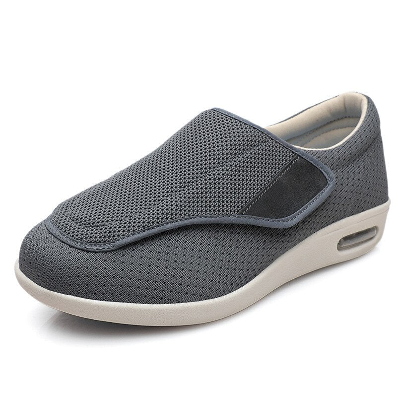 Extra-Wide Men's Comfort Shoes - Adjustable Straps for Custom Fit and Support