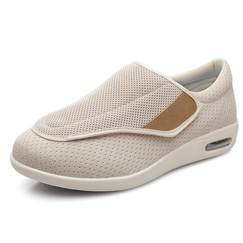 Extra-Wide Men's Comfort Shoes - Adjustable Straps for Custom Fit and Support
