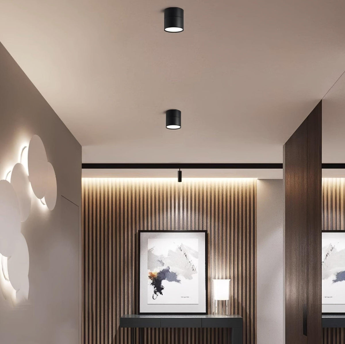 Spot LED Orientable de Plafond Style Scandinave