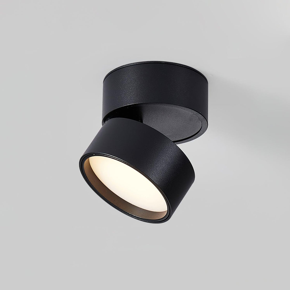 Spot LED Orientable de Plafond Style Scandinave - Noir